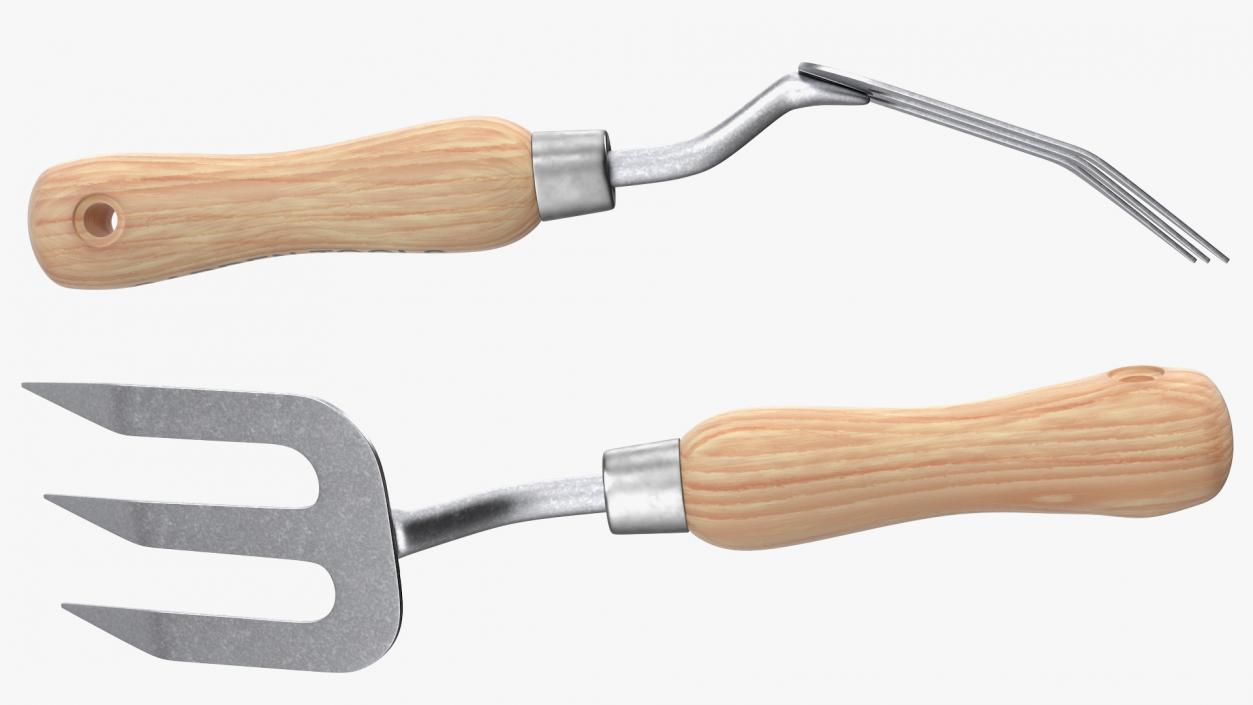 3D Garden Tool Hand Fork