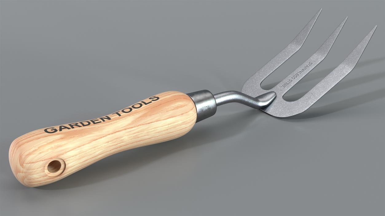 3D Garden Tool Hand Fork