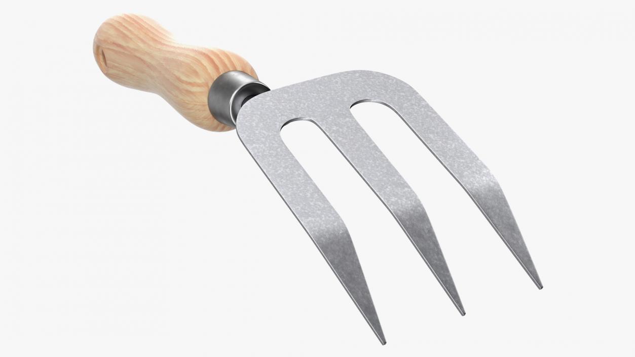 3D Garden Tool Hand Fork