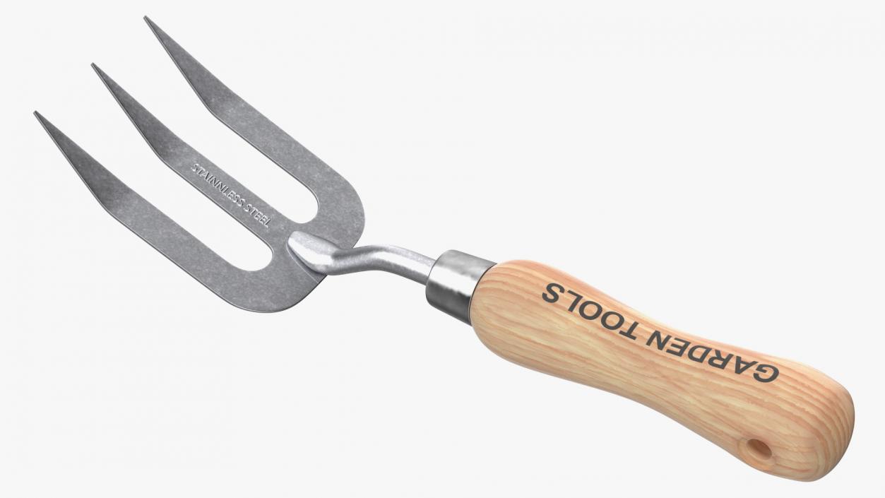 3D Garden Tool Hand Fork