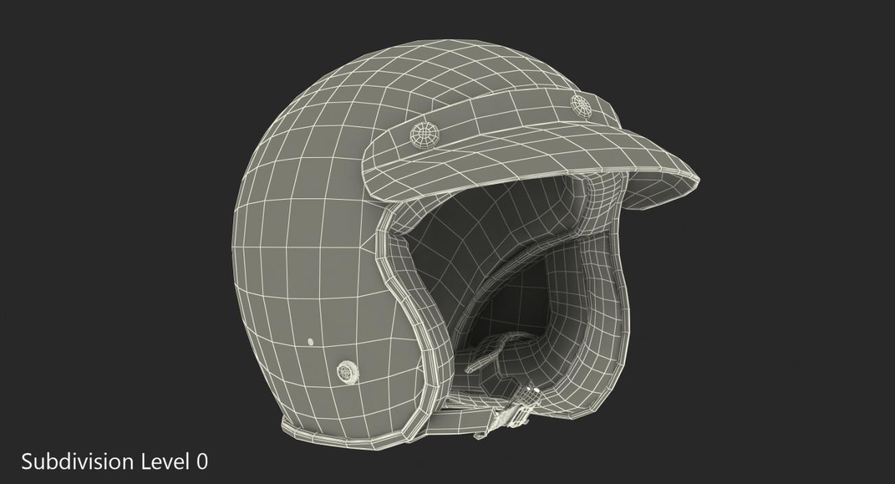 3D TORC Motorcycle Helmet Rebel Star model