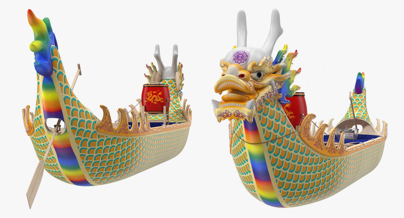 Traditional Dragonboat 3D