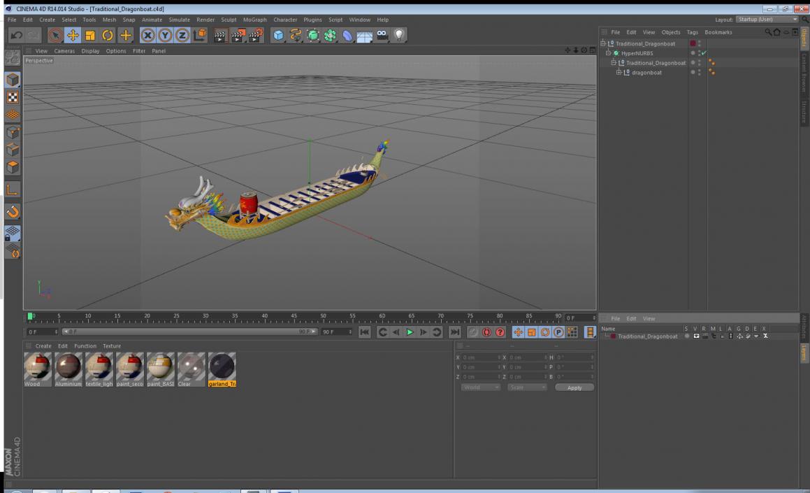 Traditional Dragonboat 3D