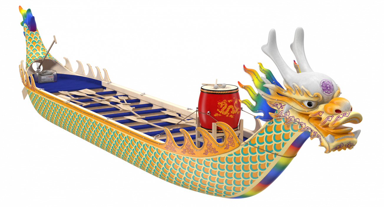 Traditional Dragonboat 3D