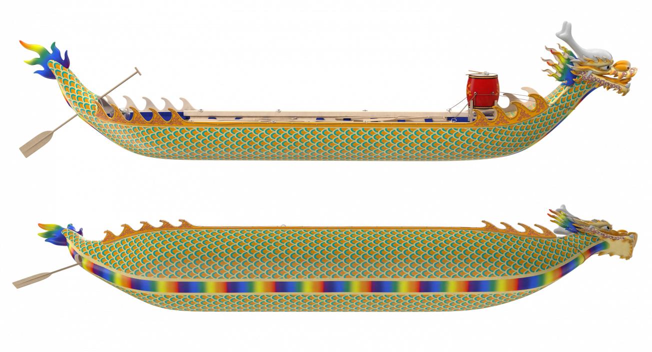 Traditional Dragonboat 3D