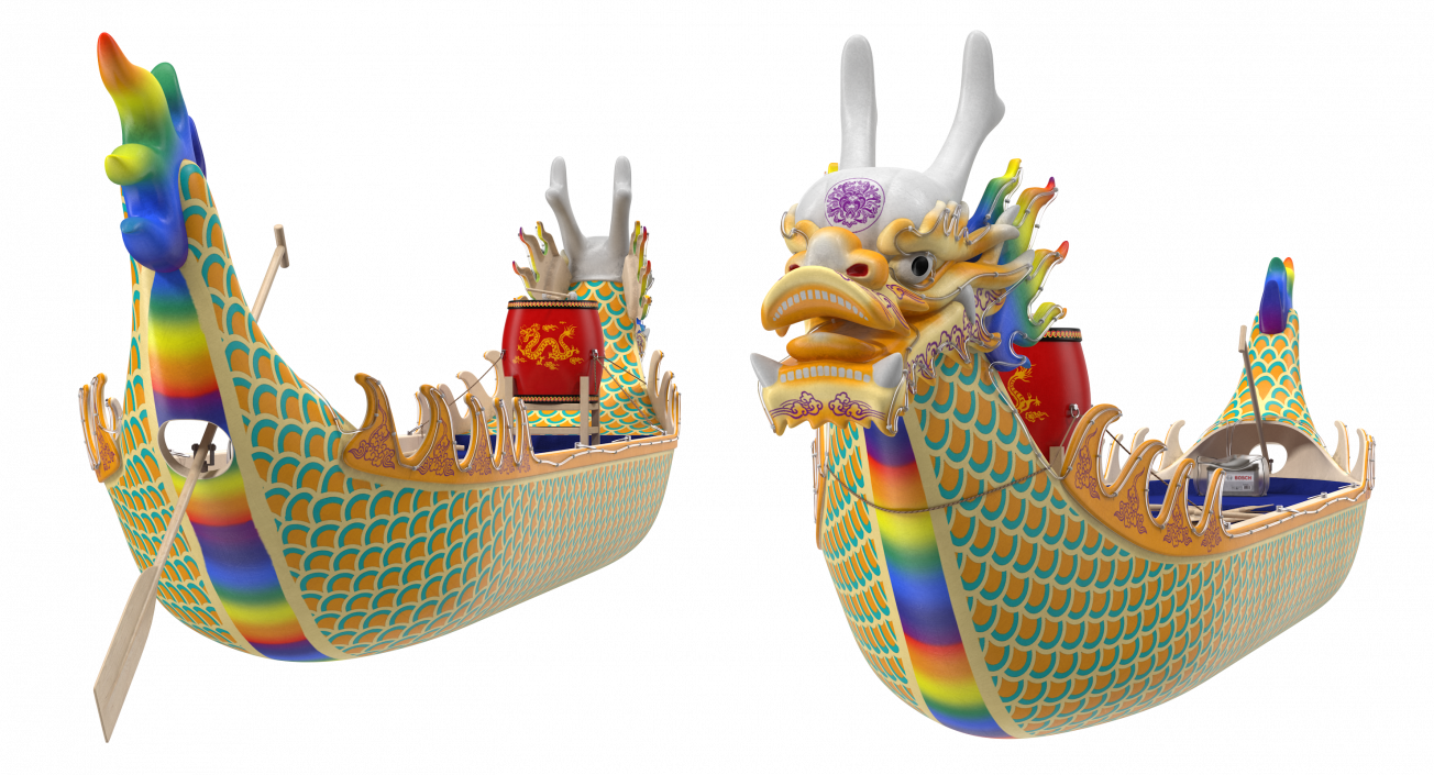 Traditional Dragonboat 3D