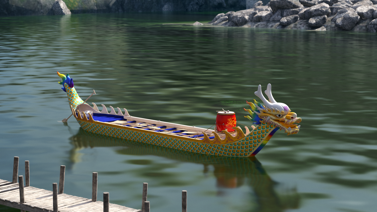 Traditional Dragonboat 3D