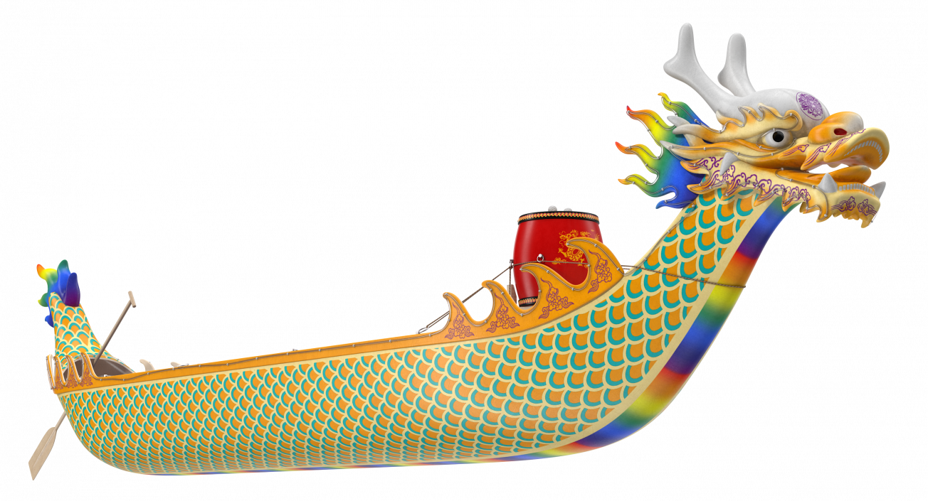 Traditional Dragonboat 3D