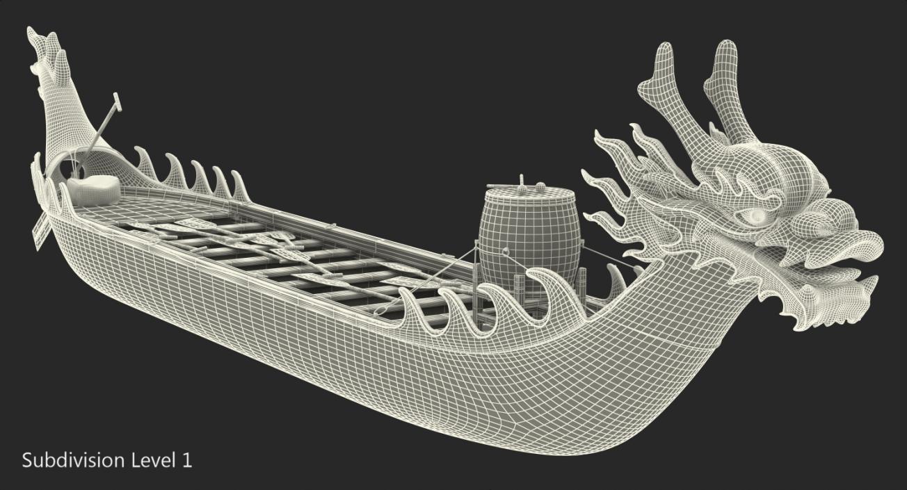 Traditional Dragonboat 3D