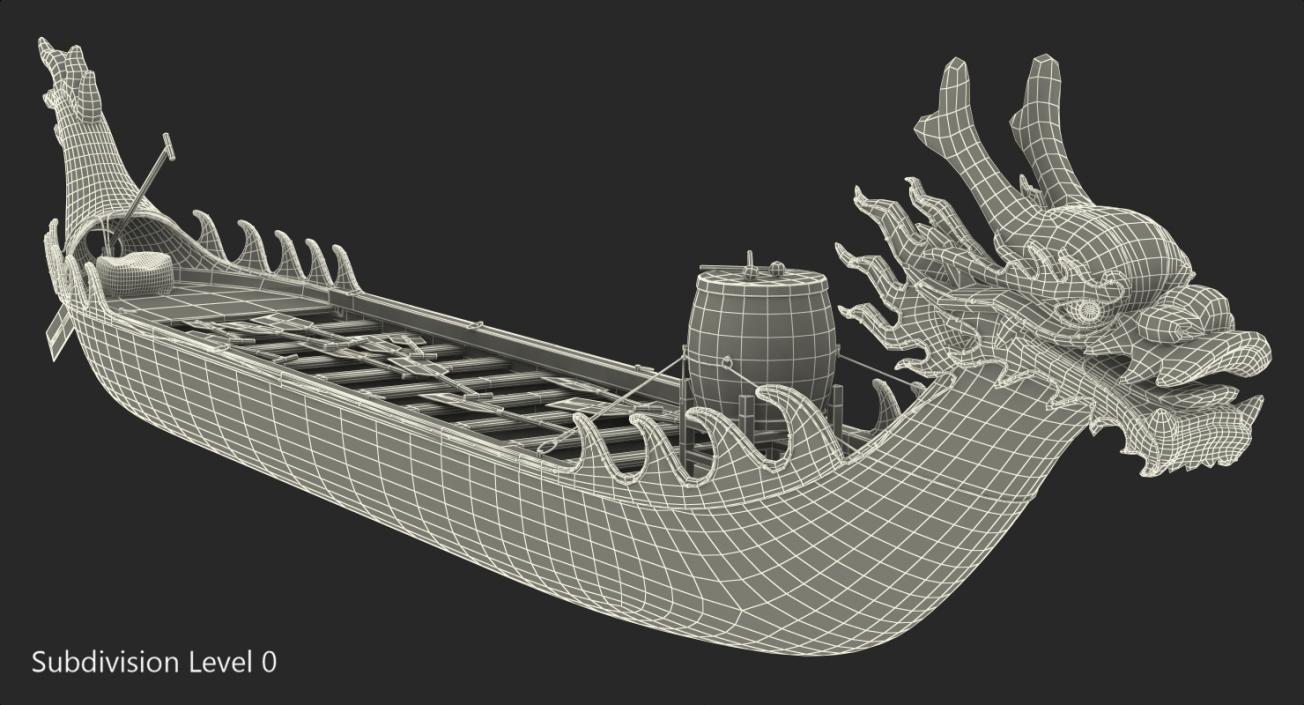 Traditional Dragonboat 3D