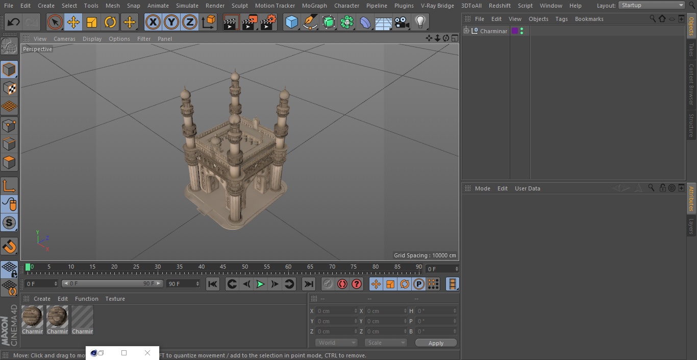 Charminar 3D model