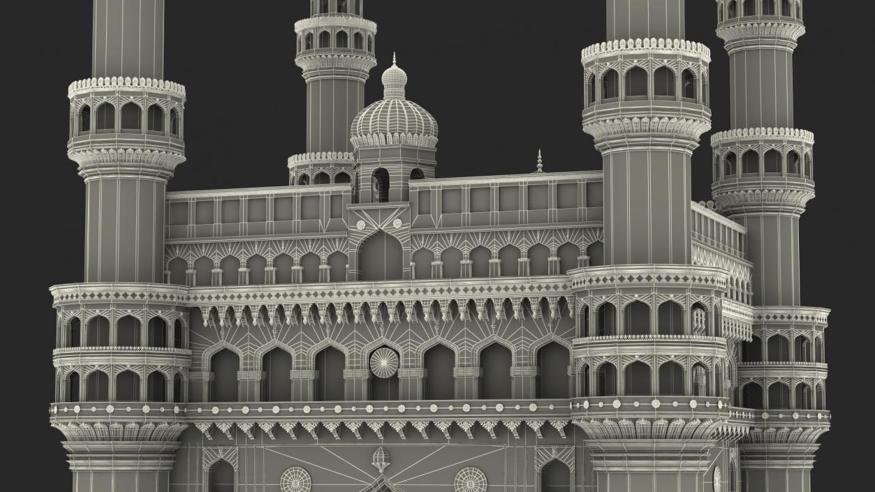 Charminar 3D model