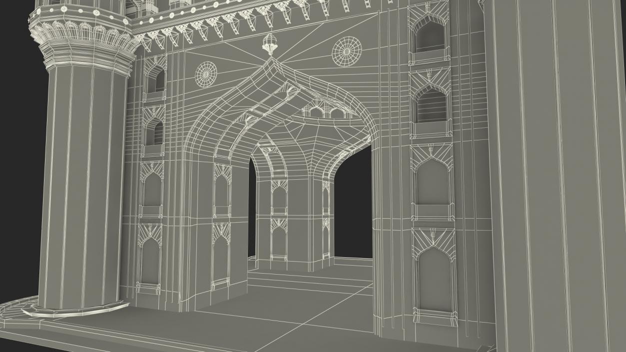 Charminar 3D model