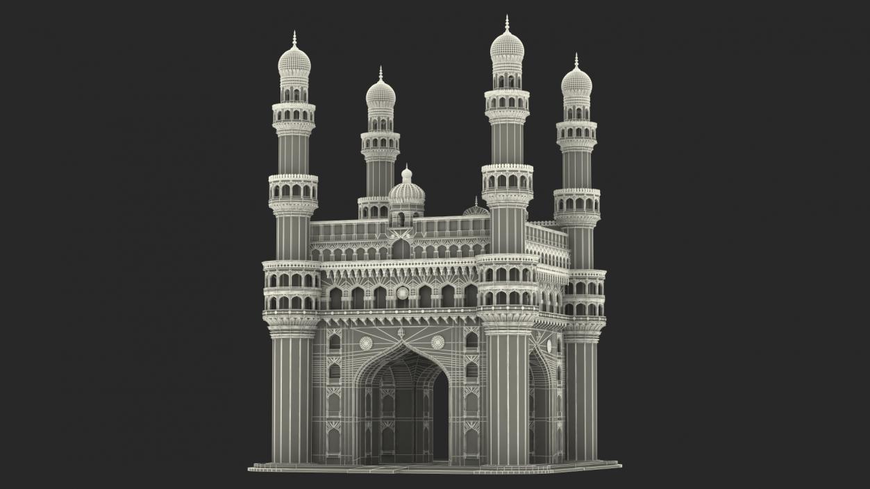 Charminar 3D model