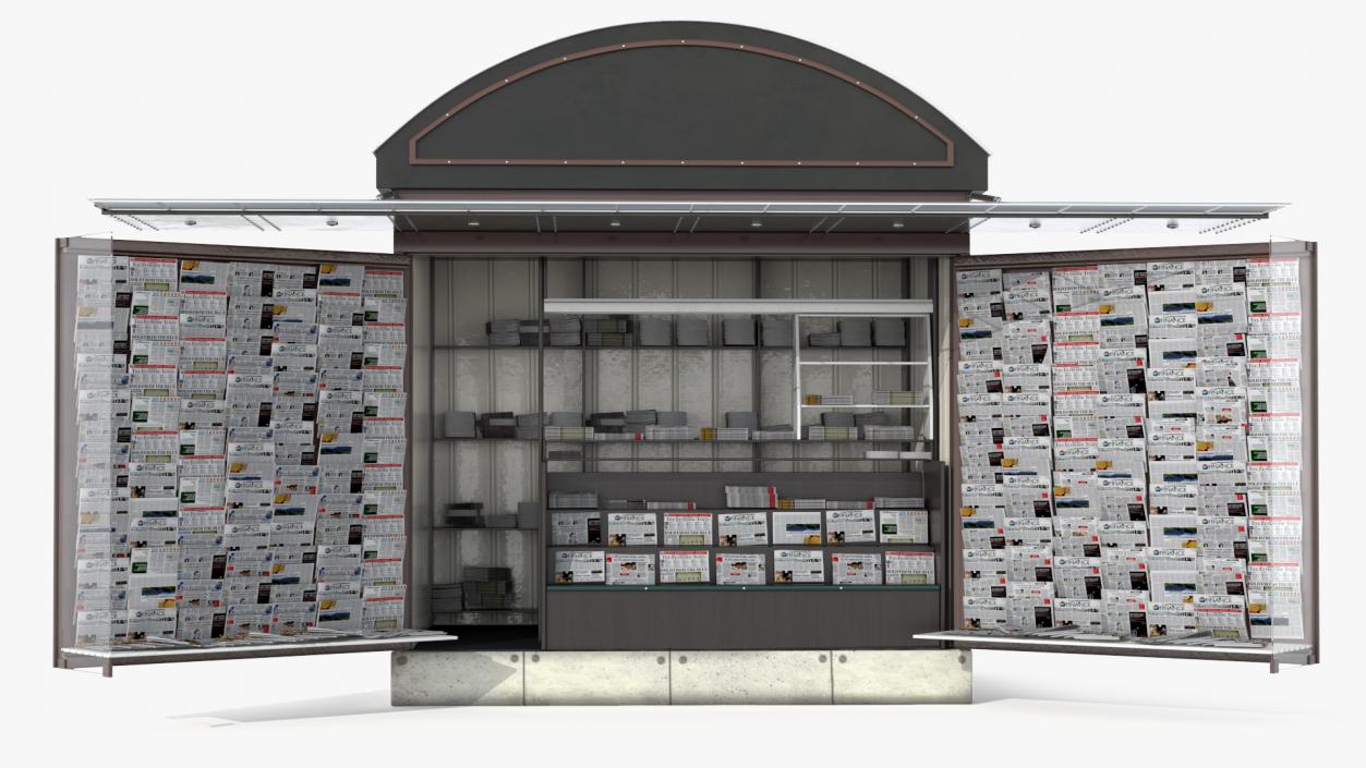 3D model Newspaper Stand