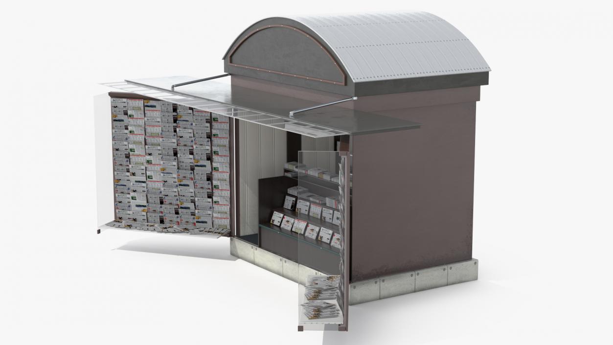 3D model Newspaper Stand