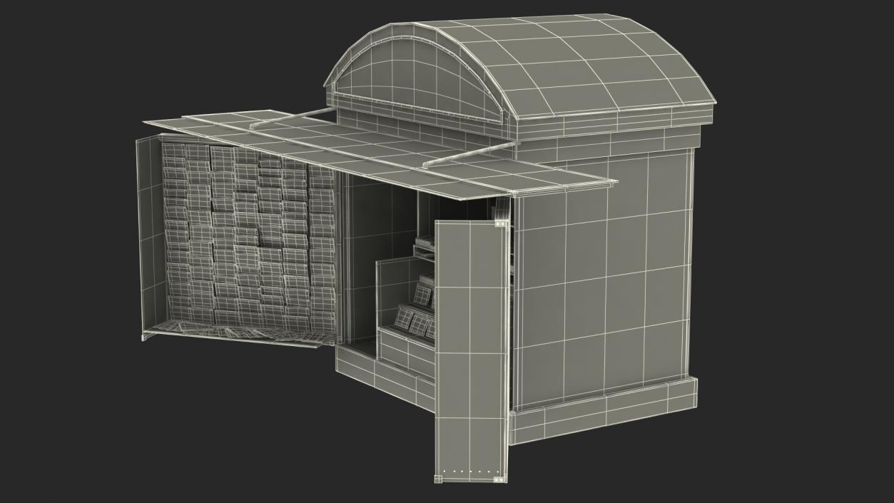 3D model Newspaper Stand