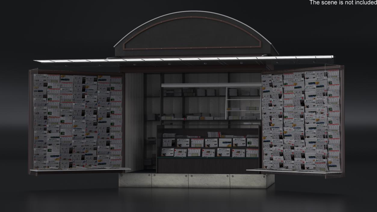 3D model Newspaper Stand