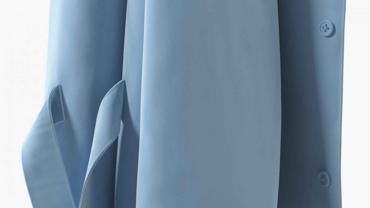 3D Lab Coat Blue Hanging