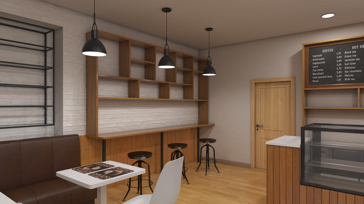 3D model Coffee Shop Interior