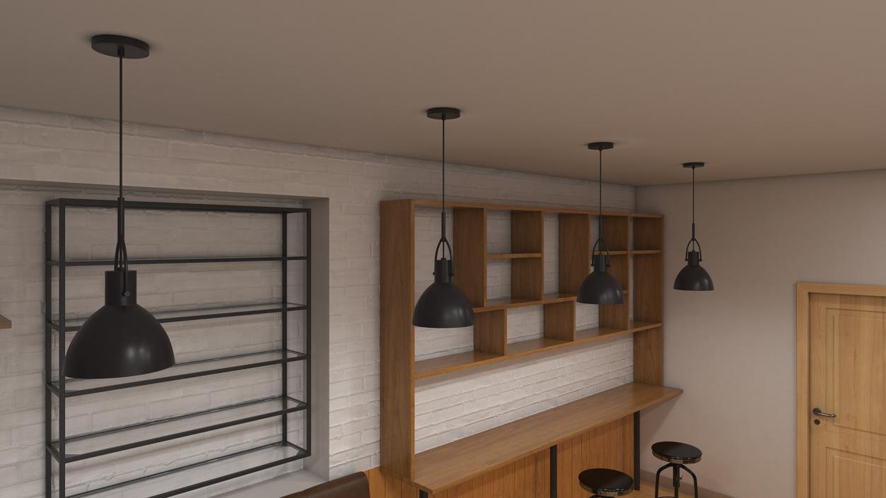 3D model Coffee Shop Interior