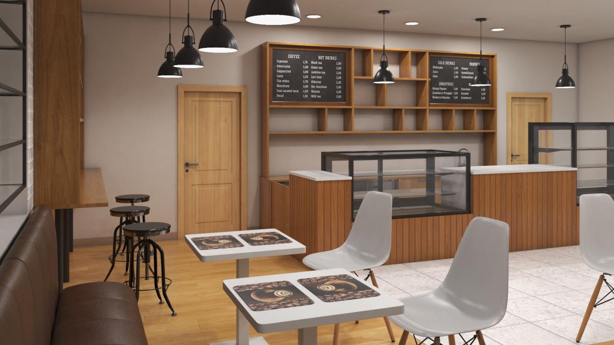 3D model Coffee Shop Interior