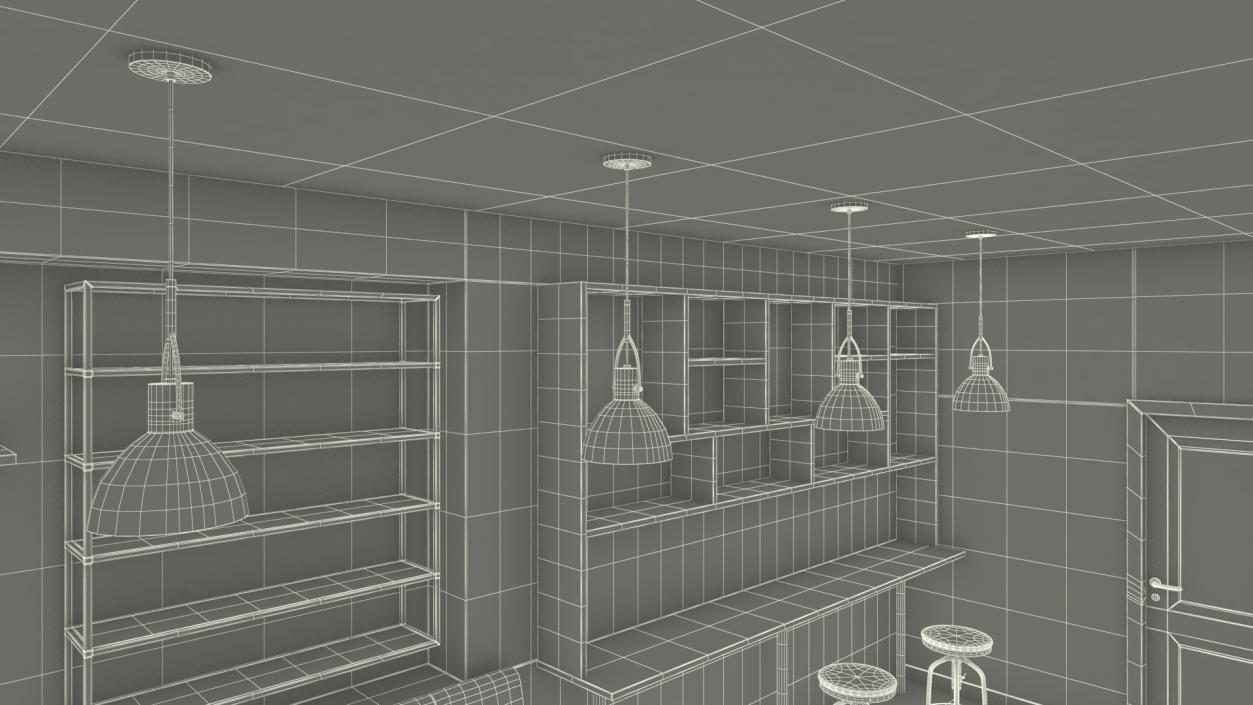 3D model Coffee Shop Interior