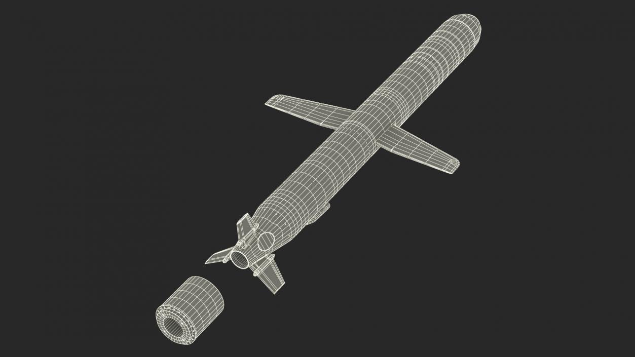 3D model General Dynamics Tomahawk Cruise Missile