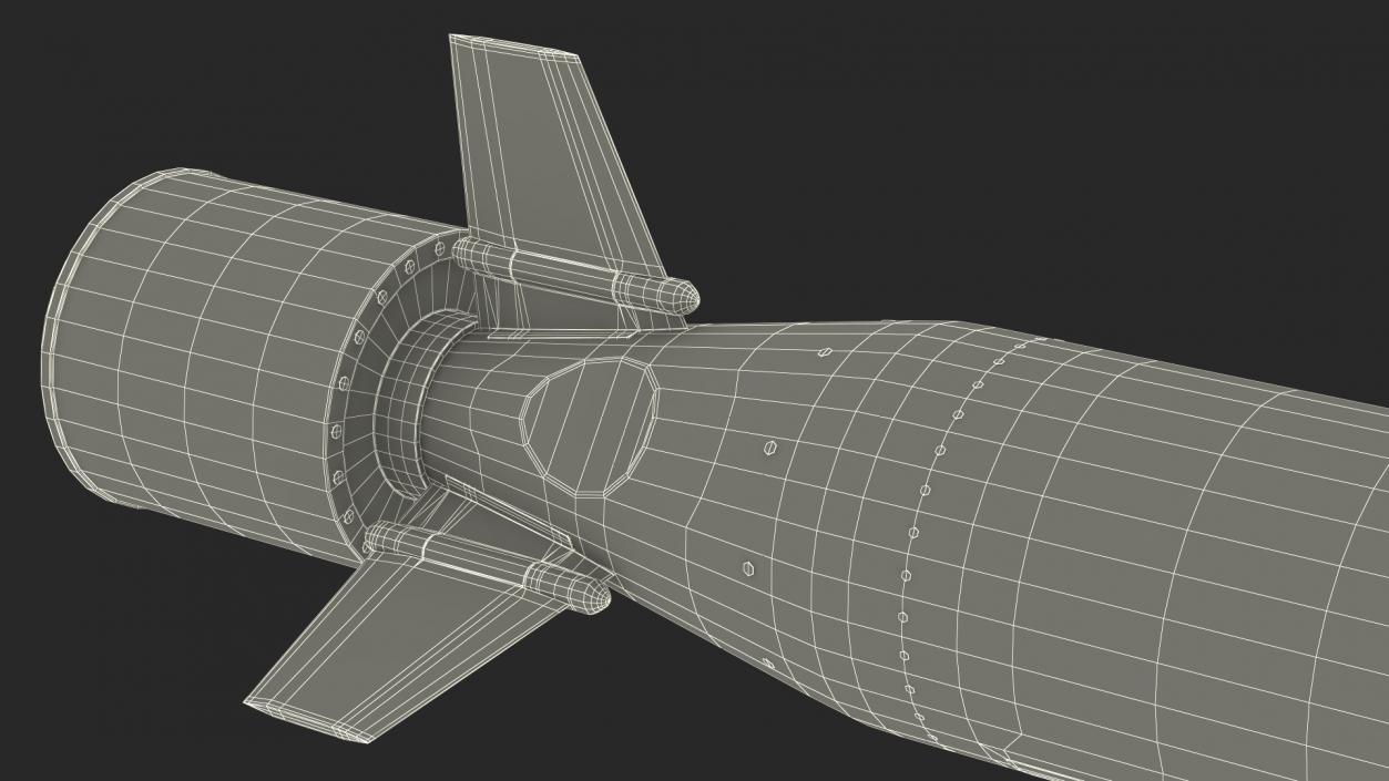 3D model General Dynamics Tomahawk Cruise Missile