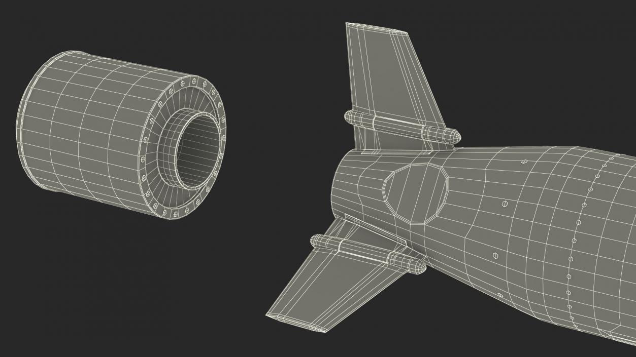 3D model General Dynamics Tomahawk Cruise Missile