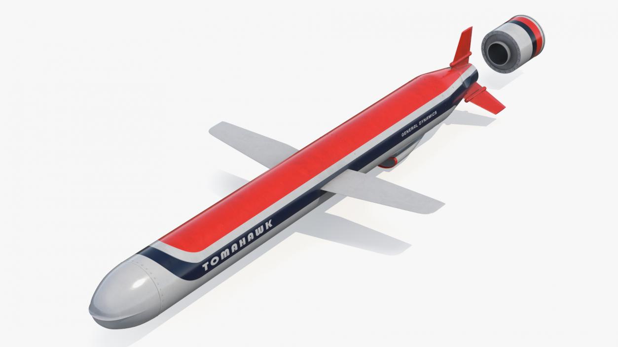 3D model General Dynamics Tomahawk Cruise Missile