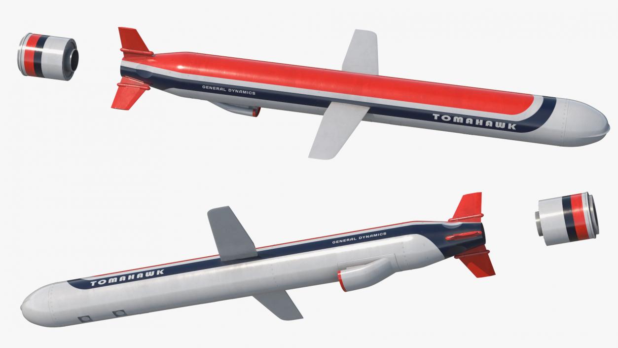 3D model General Dynamics Tomahawk Cruise Missile