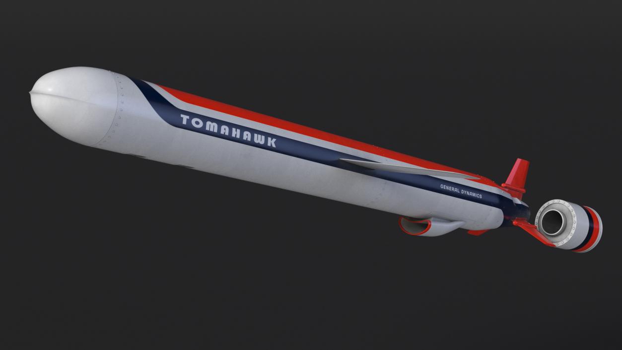 3D model General Dynamics Tomahawk Cruise Missile