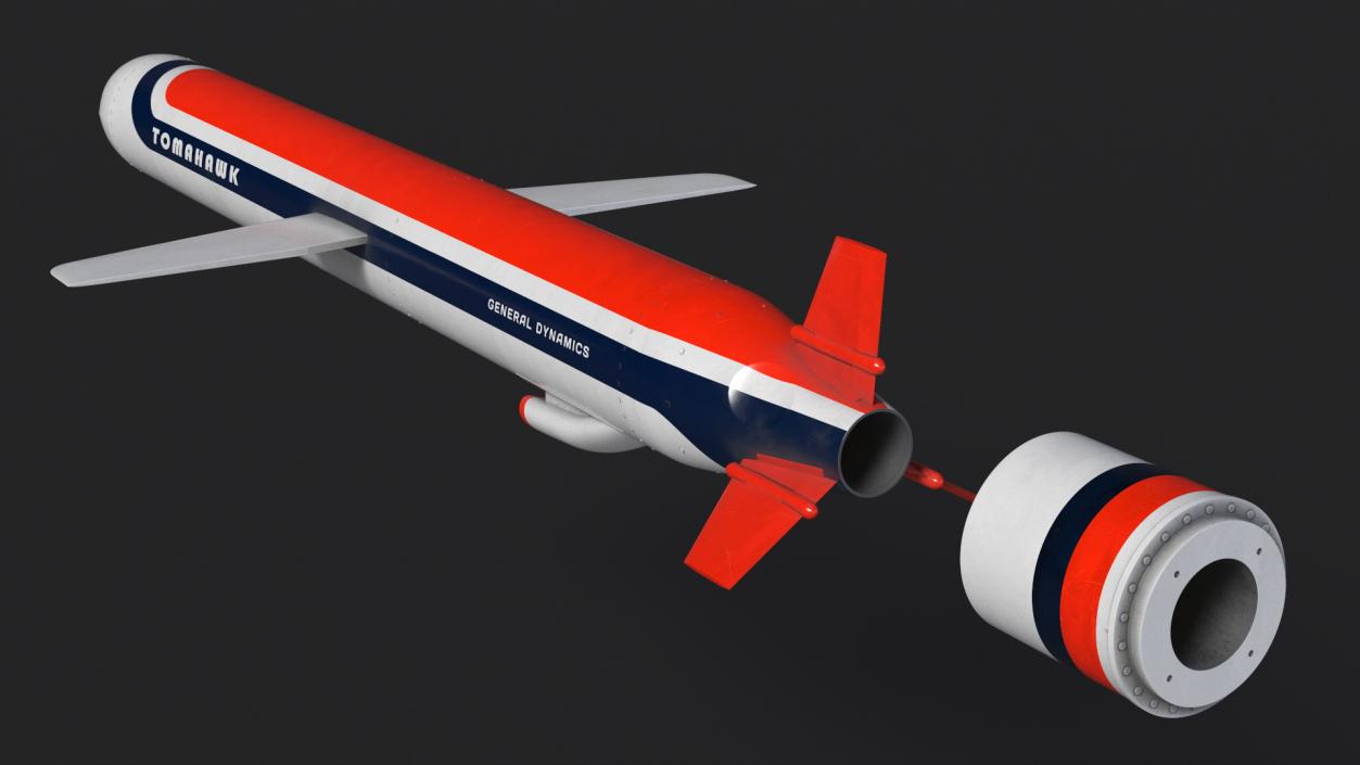 3D model General Dynamics Tomahawk Cruise Missile