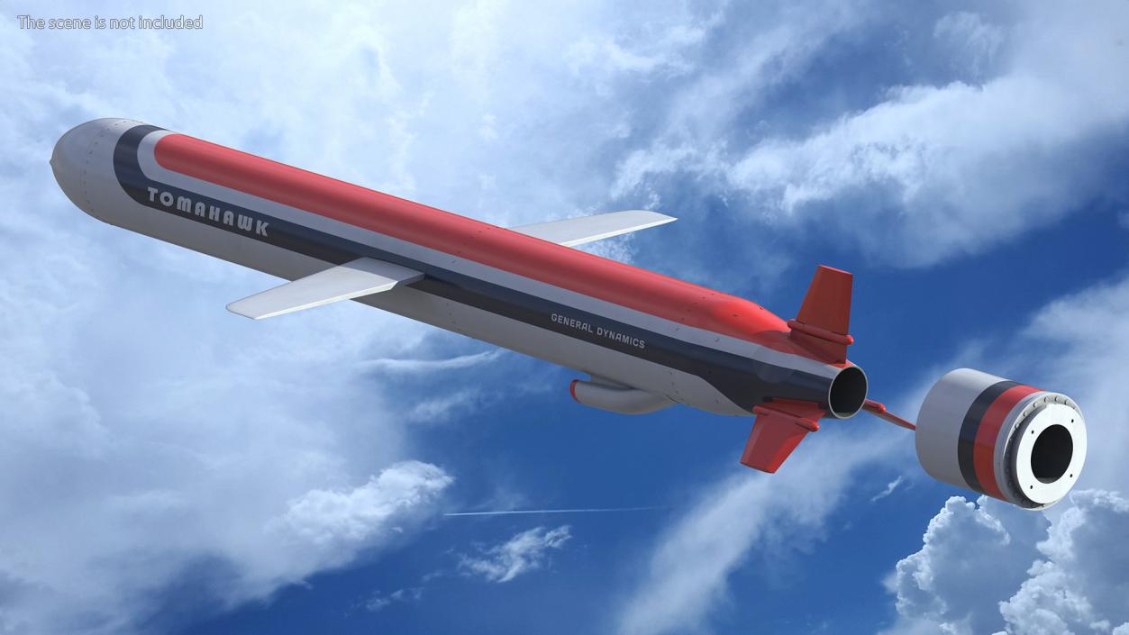 3D model General Dynamics Tomahawk Cruise Missile