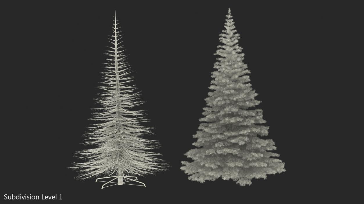 3D Woodland Pine model