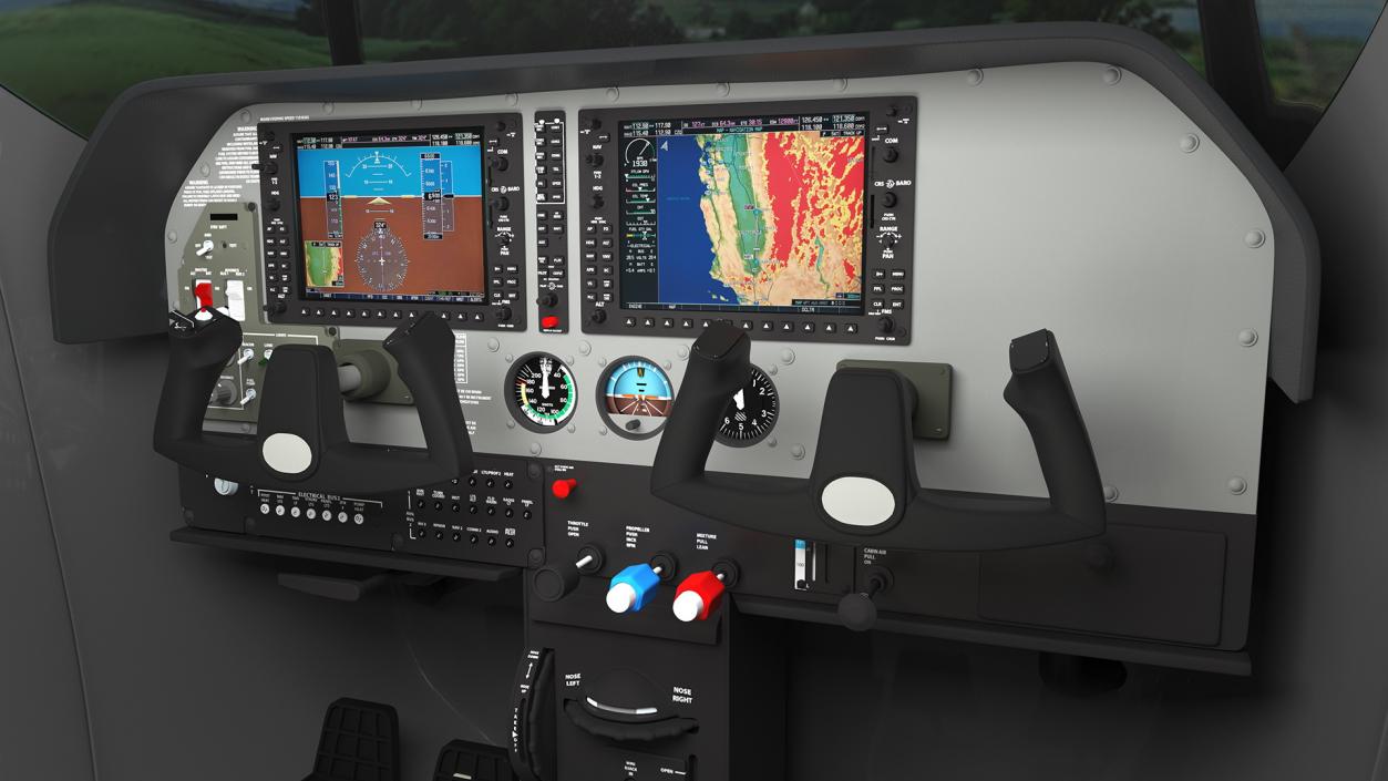 3D Flight Simulator System model