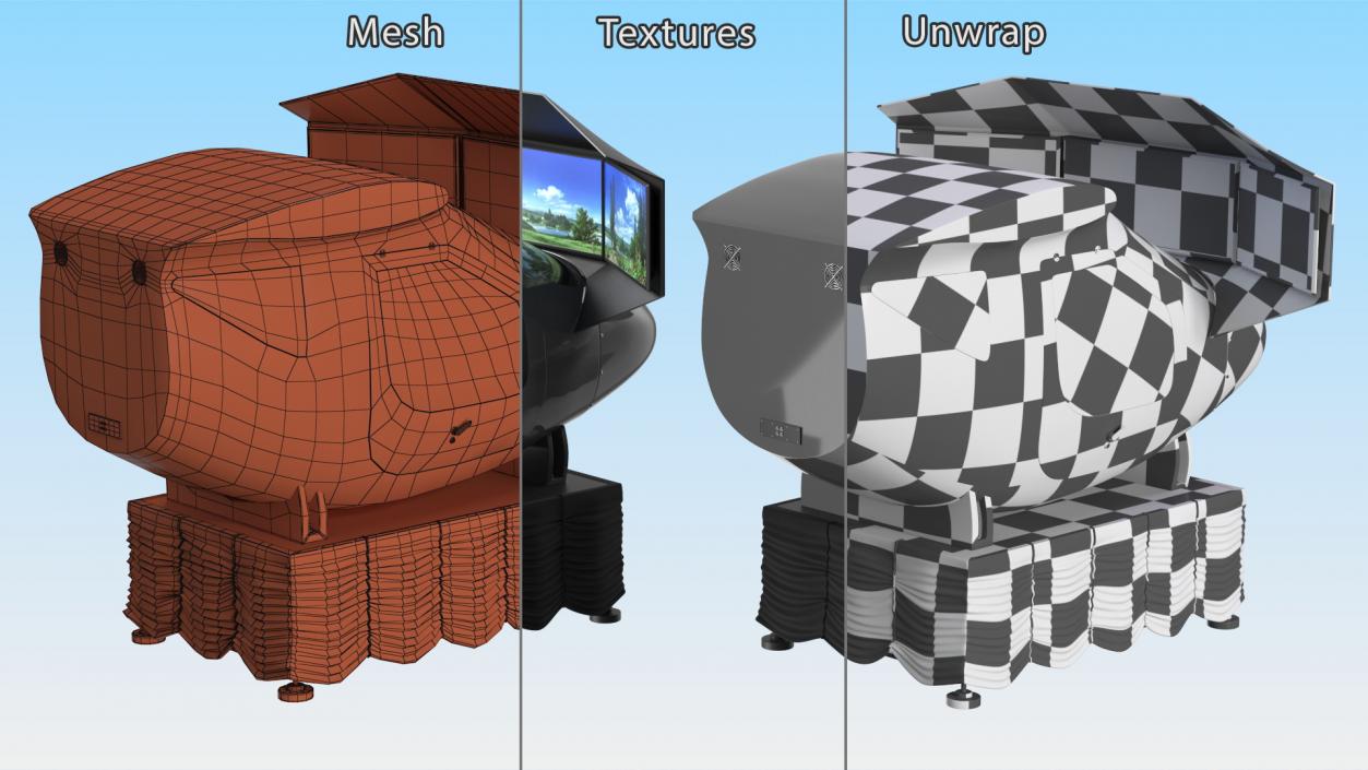 3D Flight Simulator System model