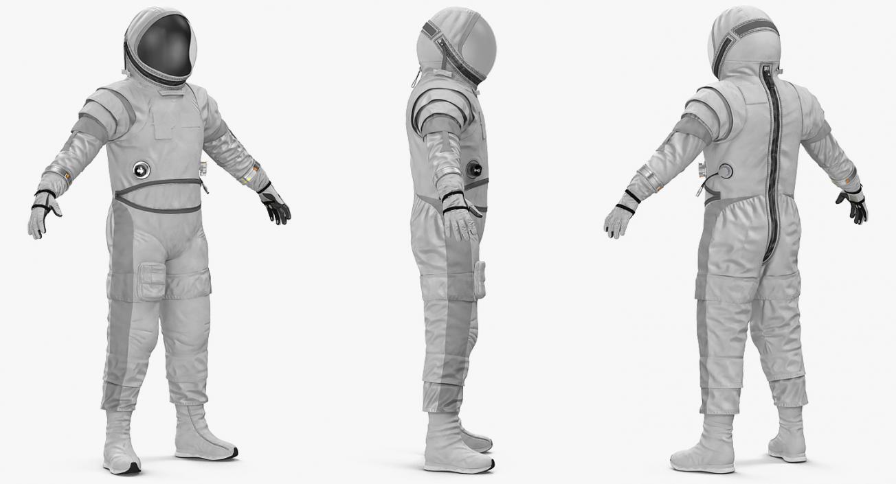 3D model Empty Spacesuit