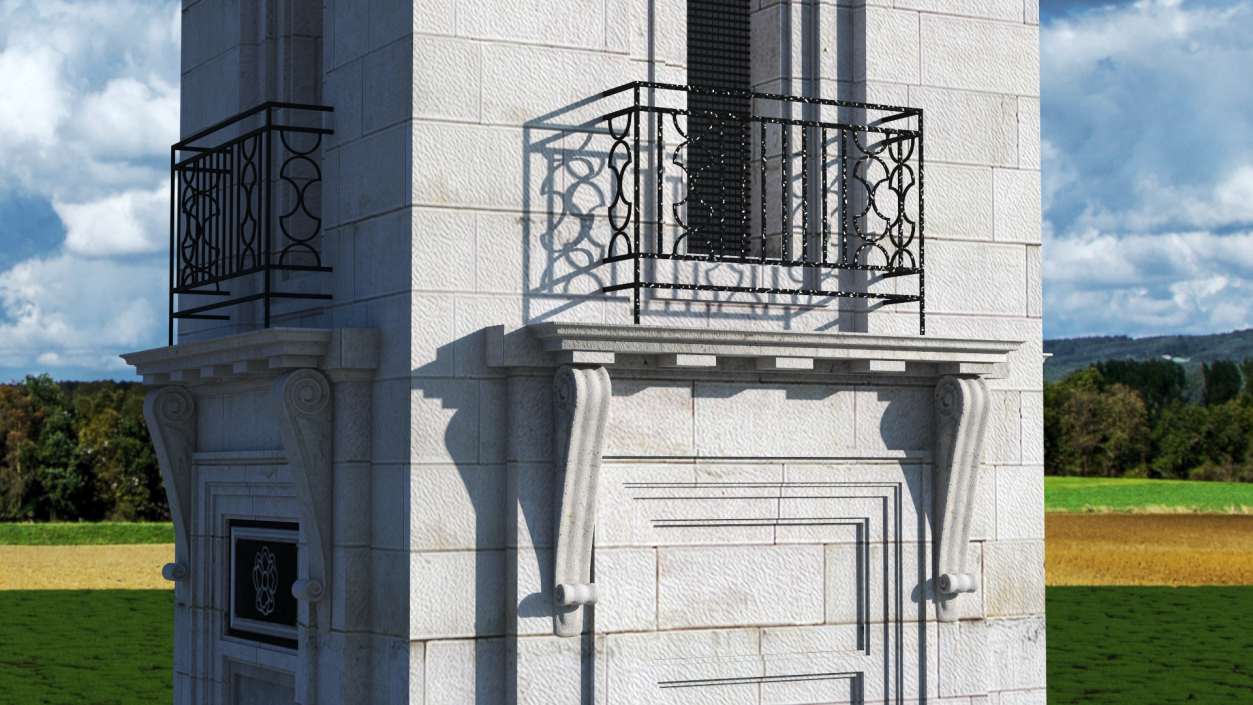 3D model Old Clock Tower