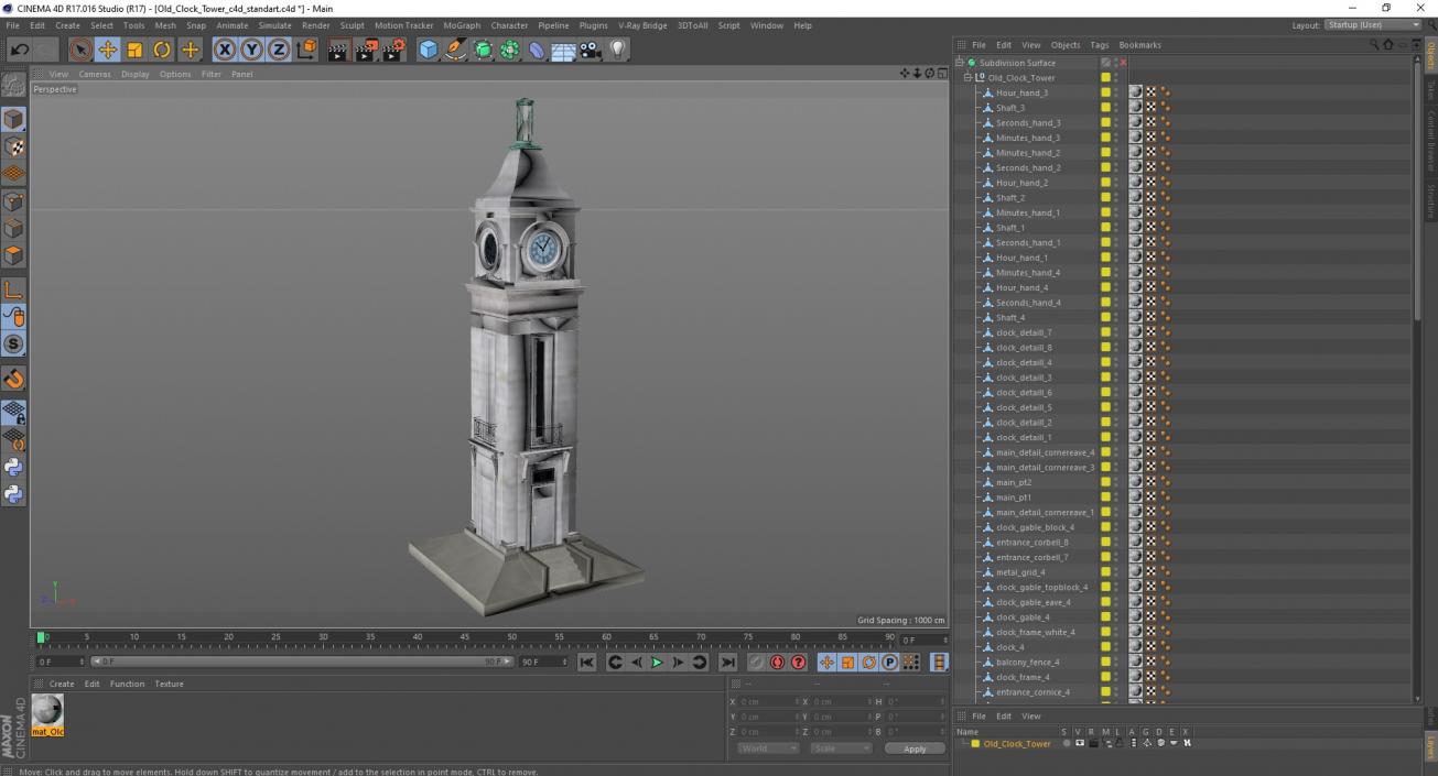 3D model Old Clock Tower