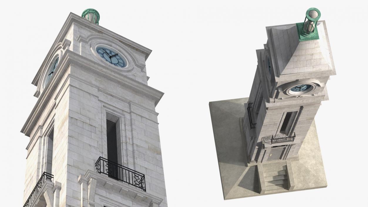 3D model Old Clock Tower