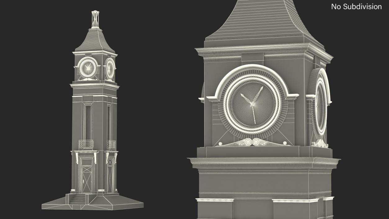 3D model Old Clock Tower