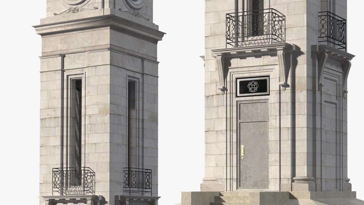 3D model Old Clock Tower