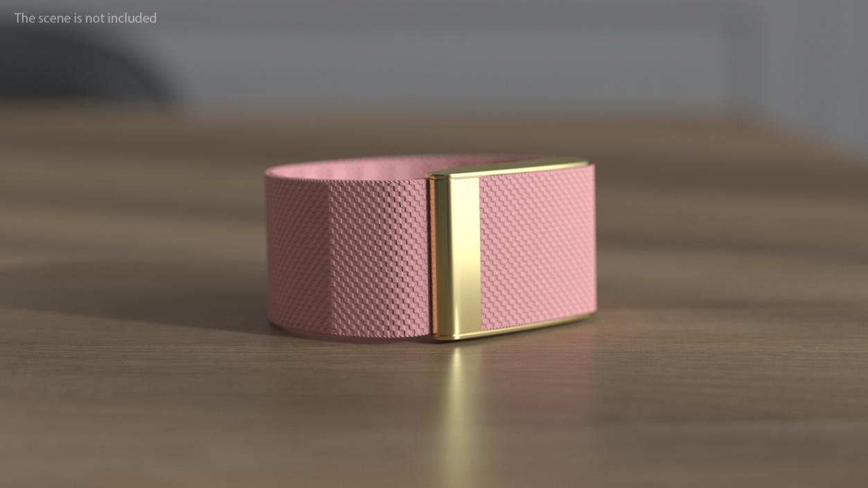 Health Monitoring Band Pink 3D