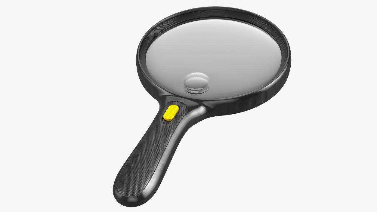 Handheld Illuminated Magnifying Glass 3D