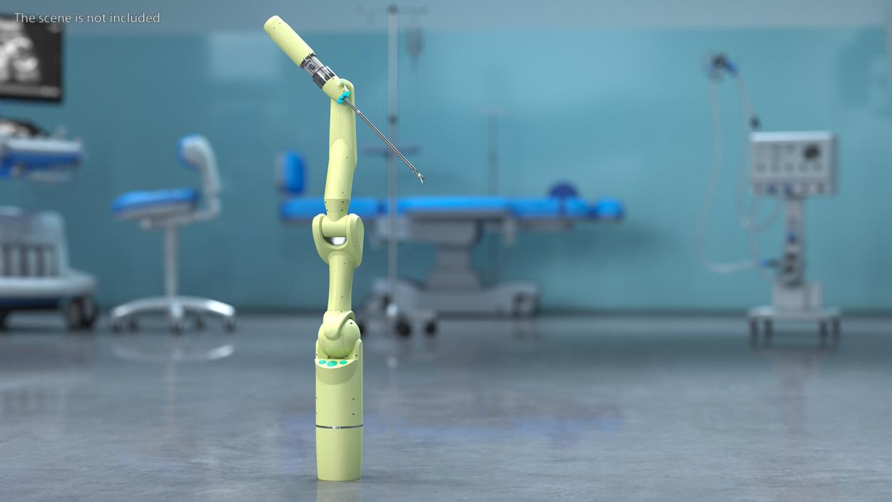 3D Medical Versatile Robotic Arm Rigged