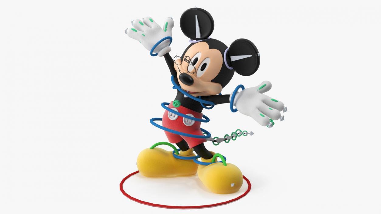 3D model Rigged Disney Characters Collection