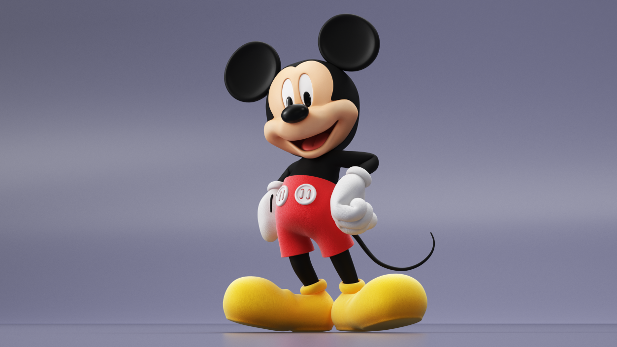 3D model Rigged Disney Characters Collection