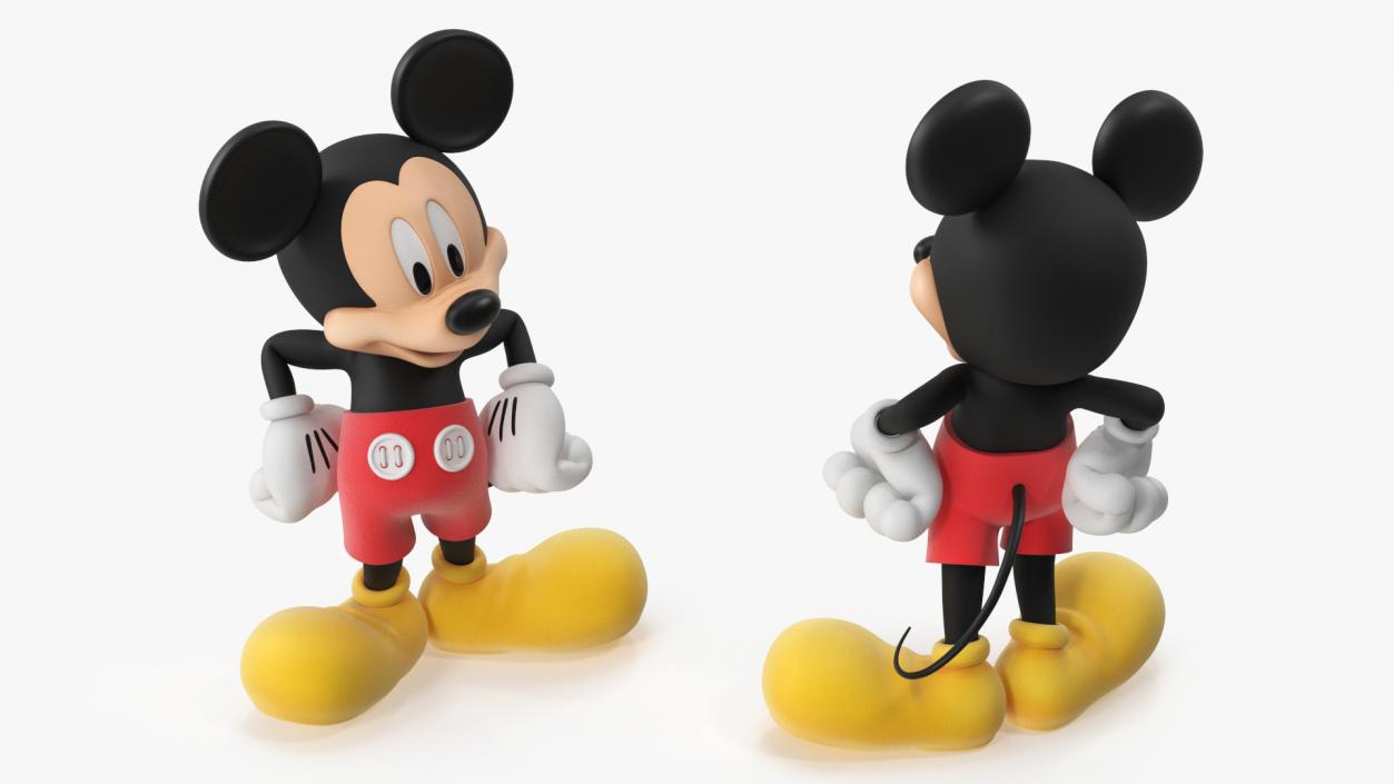 3D model Rigged Disney Characters Collection